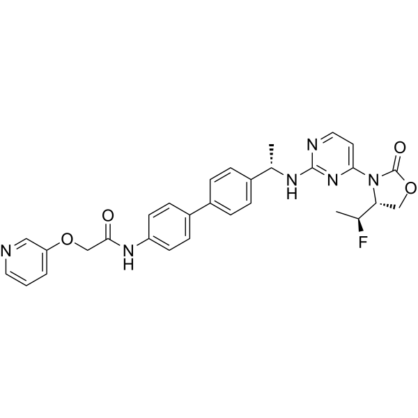 Mutant IDH1/NAMPT-IN-1